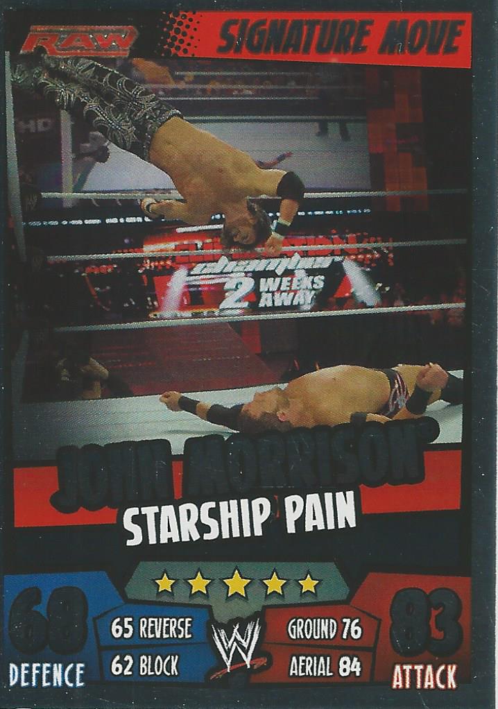 WWE Topps Slam Attax Rumble 2011 John Morrison #23