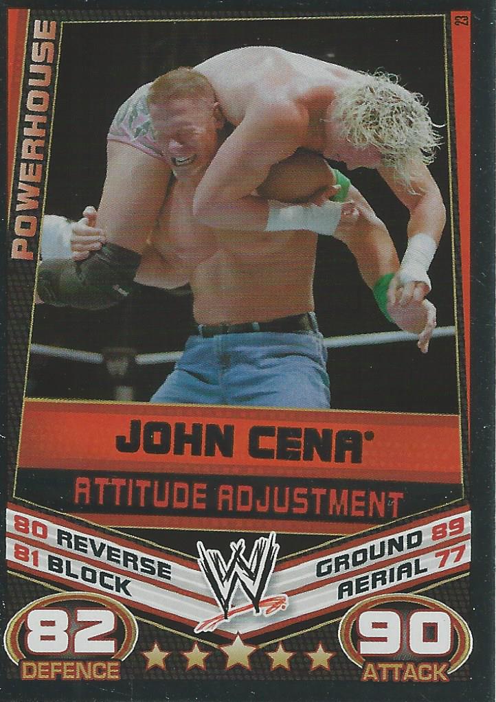 WWE Topps Slam Attax Rebellion 2012 John Cena #23