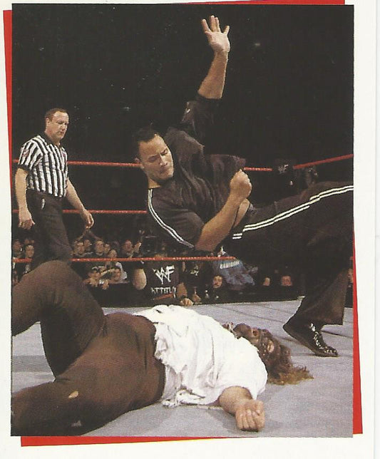 WWF Smackdown Stickers 2000 The Rock #23