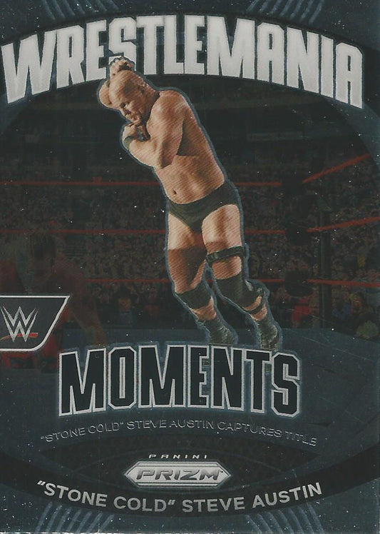WWE Panini Prizm 2024 Wrestlemania Moments Stone Cold Steve Austin #7