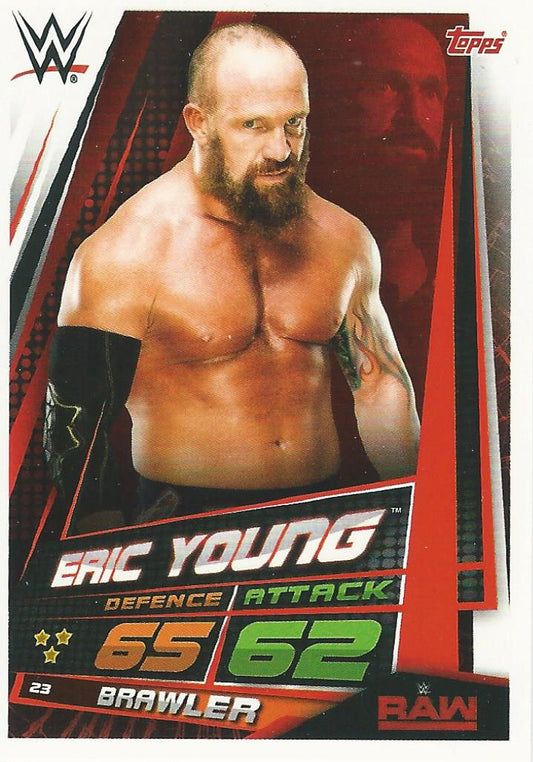 WWE Topps Slam Attax Universe 2019 Eric Young #23