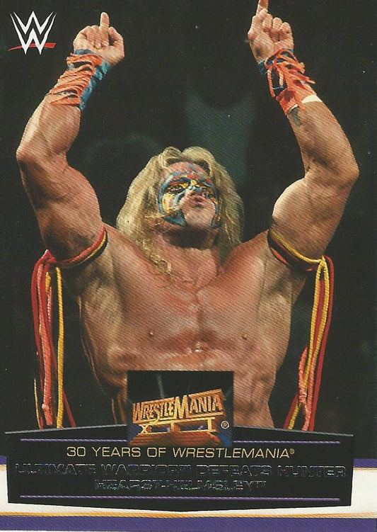 WWE Topps Road to Wrestlemania 2014 Ultimate Warrior 23 of 60 trading card PW Catalog
