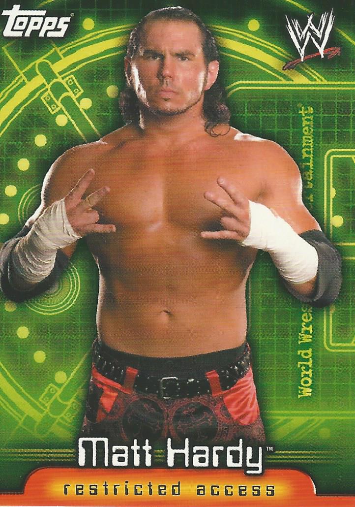 WWE Topps Insider 2006 Matt Hardy #23