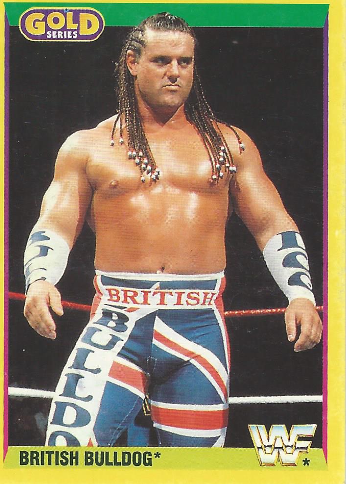 WWF Merlin Gold Series 2 1992 British Bulldog #23