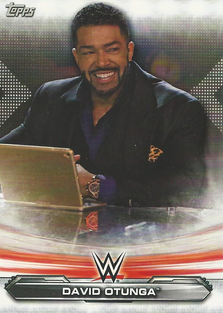 WWE Topps Raw 2019 David Otunga #23