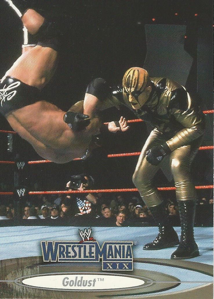 WWE Fleer Wrestlemania XIX 2003 Goldust #23