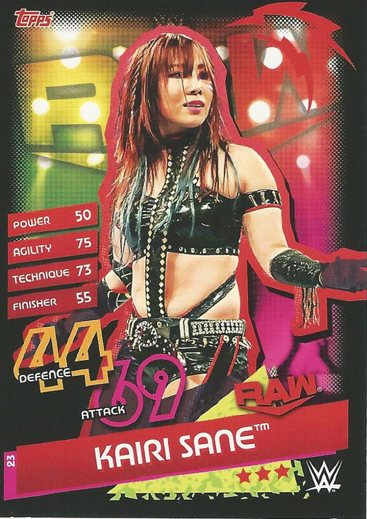 WWE Topps Slam Attax Reloaded 2020 Kairi Sane #23