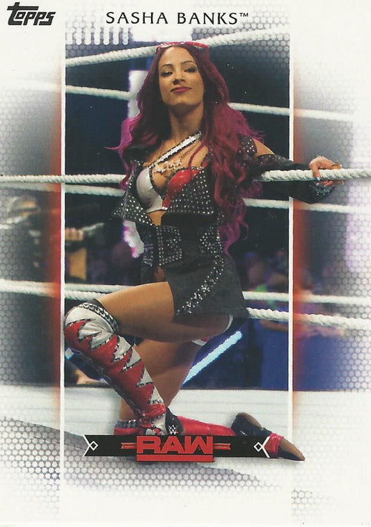 WWE Topps Women Division 2017 Sasha Banks R23