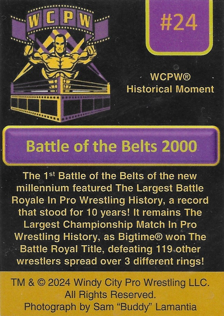Battle of the Belts 2000 trading card PW Catalog
