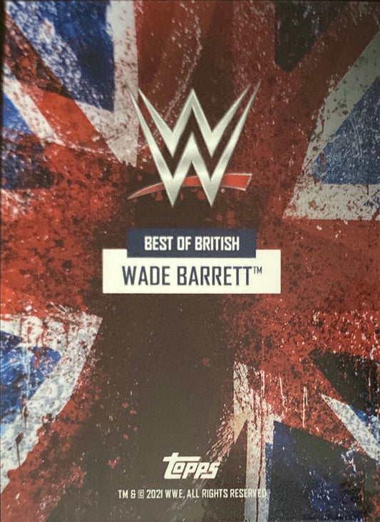 Wade Barrett trading card PW Catalog