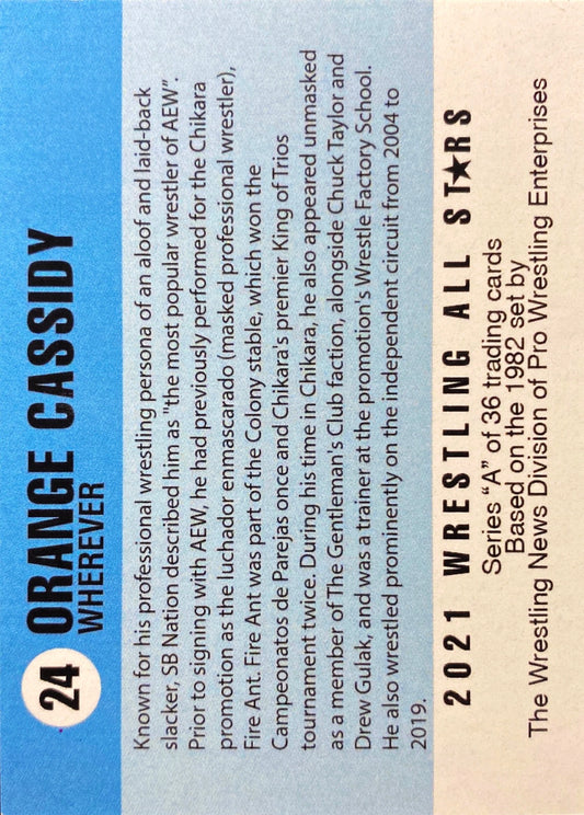 Orange Cassidy trading card PW Catalog