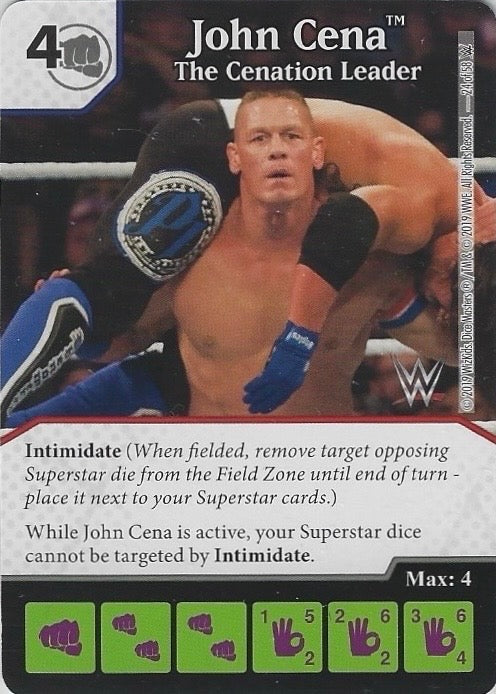 John Cena – the Cenation Leader trading card PW Catalog