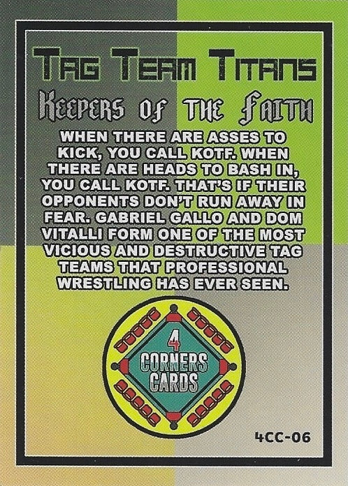 TAG Team Titans – Keepers of the Faith