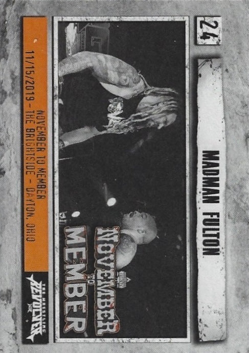 Madman Fulton trading card PW Catalog