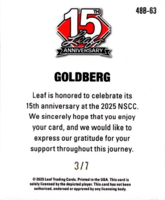 Goldberg trading card PW Catalog