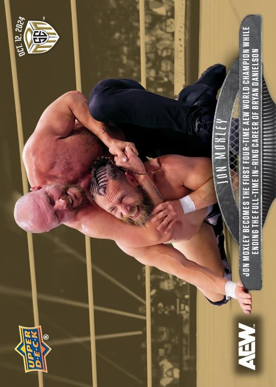 JON Moxley – JON Moxley Becomes the First Four-Time AEW World Champion While Ending the Full-Time In-Ring Career of Bryan Danielson