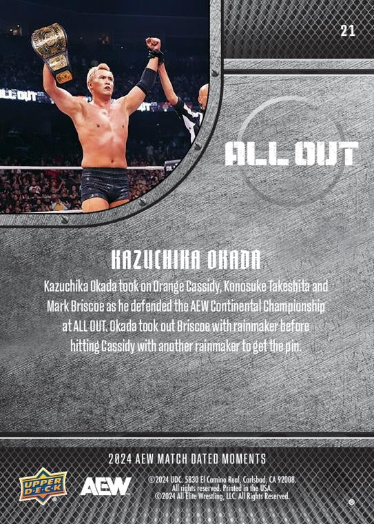 Kazuchika Okada – Kazuchika Okada Holds OFF Three Opponents to Retain the AEW Continental Championship