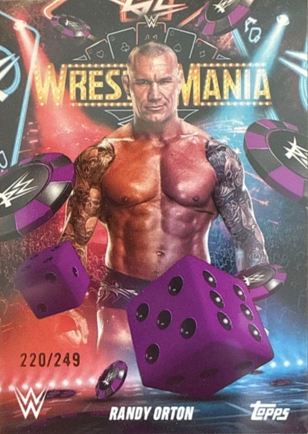 Randy Orton trading card PW Catalog