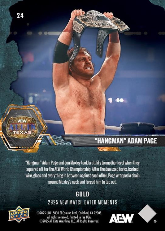 “Hangman” Adam Page – “Hangman Adam Page Defeats JON Moxley to Begin HIS Second Reign AS the AEW World Champion - image 2