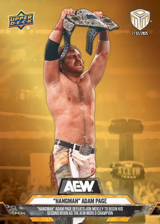 “Hangman” Adam Page – “Hangman Adam Page Defeats JON Moxley to Begin HIS Second Reign AS the AEW World Champion