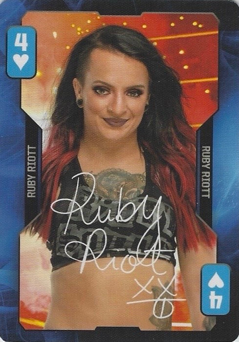 Ruby Riott trading card PW Catalog