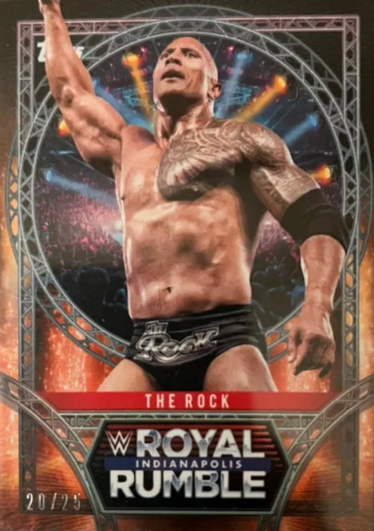 The Rock trading card PW Catalog