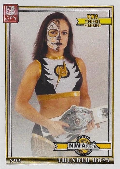 Thunder Rosa NWA Women’s Champion trading card PW Catalog