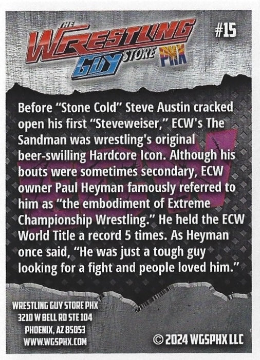 Sandman trading card PW Catalog