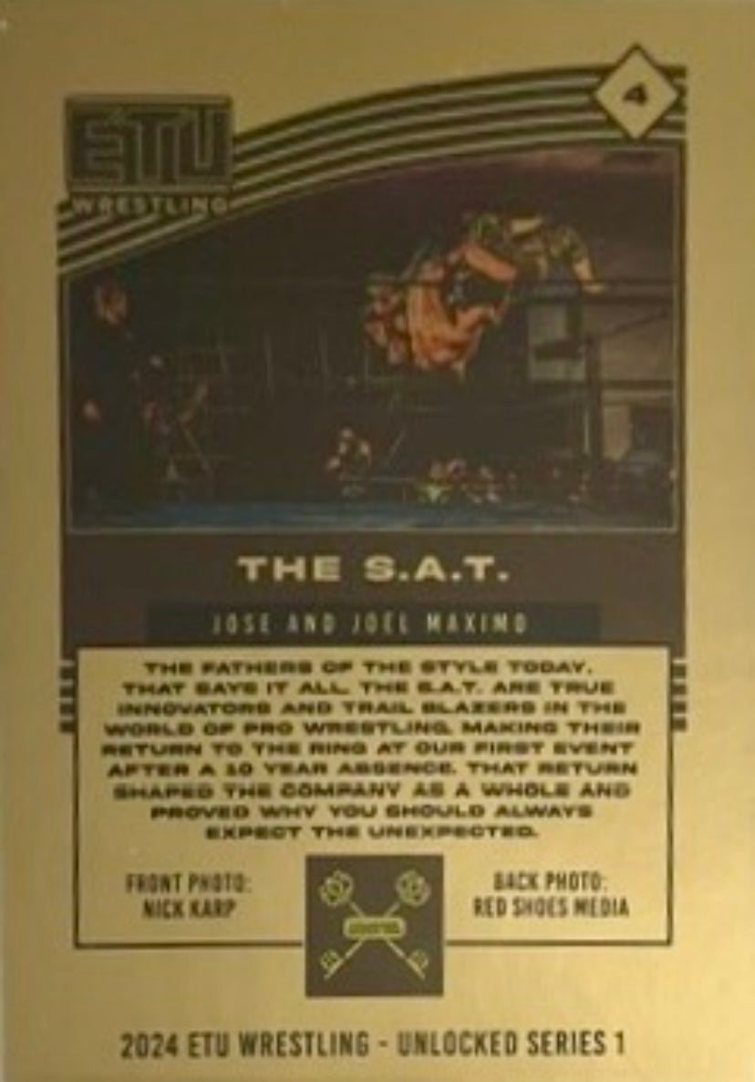 Jose & Joel Maximo – the S.A.T. trading card PW Catalog