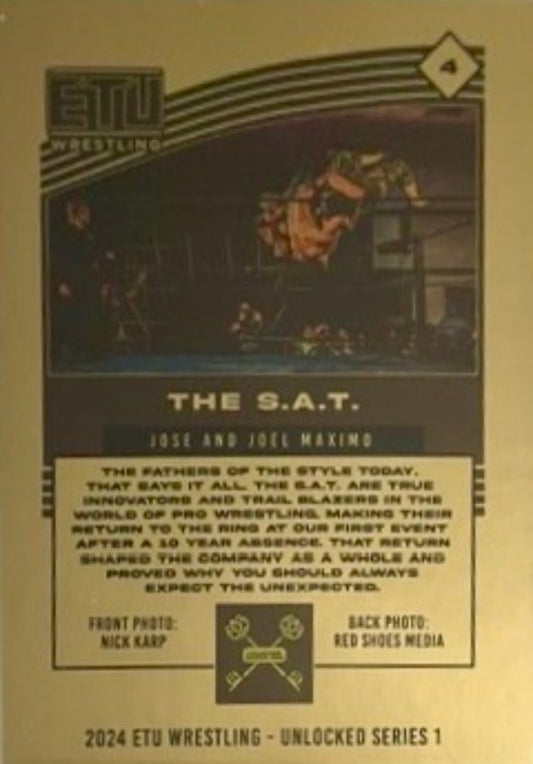 Jose & Joel Maximo – the S.A.T.
