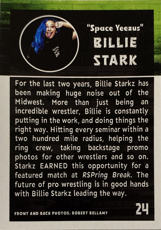 “Space Yeezus” Billie Stark trading card PW Catalog