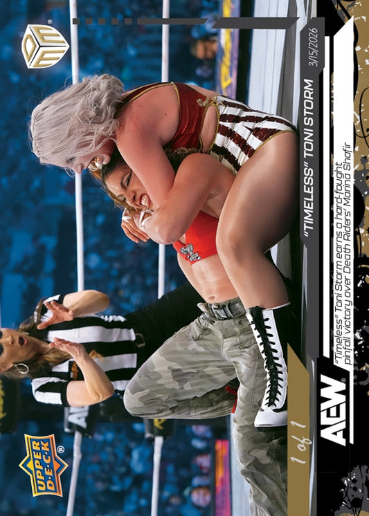 “Timeless” Toni Storm – “Timeless” Toni Storm Earns a Hard-Fought Pinfall Victory Over Death Riders’ Marina Shafir