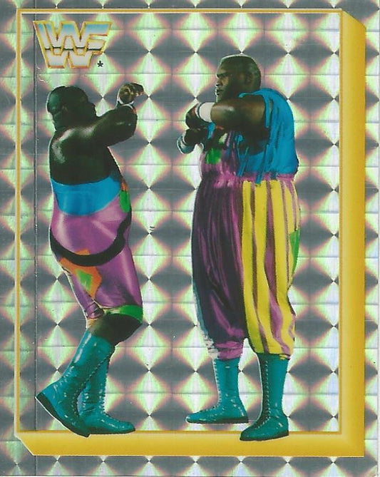 WWF Merlin Sticker 1994 Men on a Mission #240 Version 2