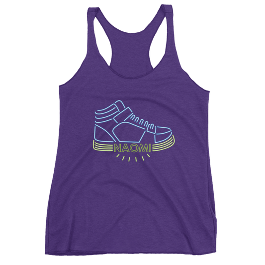 Naomi "Pump It Up" Women's Racerback Tank Top Tank Top PW Catalog