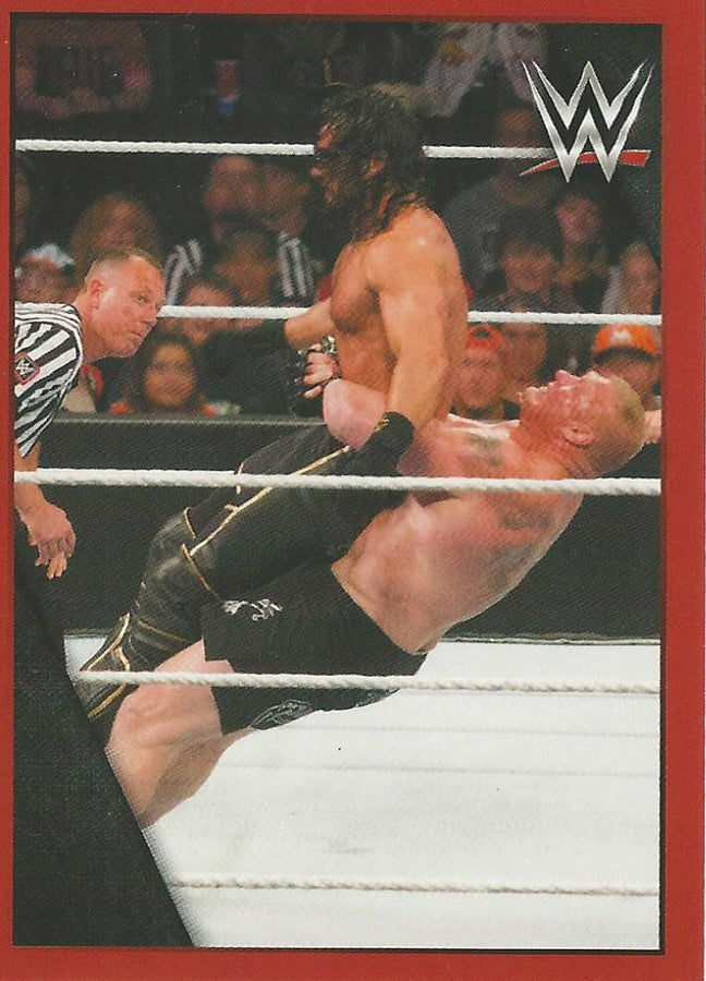 WWE Topps Then Now Forever 2016 Stickers Brock Lesnar #240