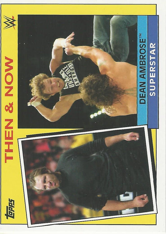 WWE Topps Heritage 2015 Dean Ambrose 10 of 30 trading card PW Catalog