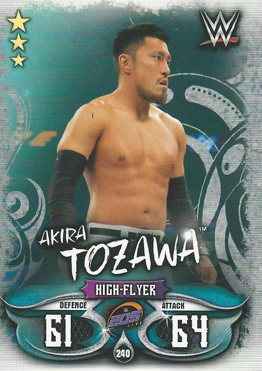 WWE Topps Slam Attax Live 2018 Akira Tozawa #240