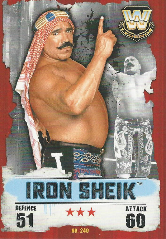 WWE Topps Slam Attax Takeover 2016 Iron Sheik #240