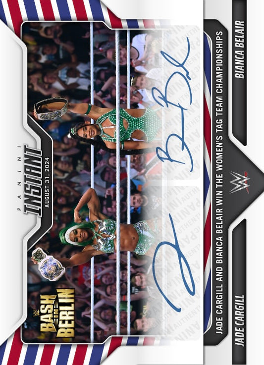 Jade Cargill / Bianca Belair – Jade Cargill and Bianca Belair Win the Women’s TAG Team Championships trading card PW Catalog