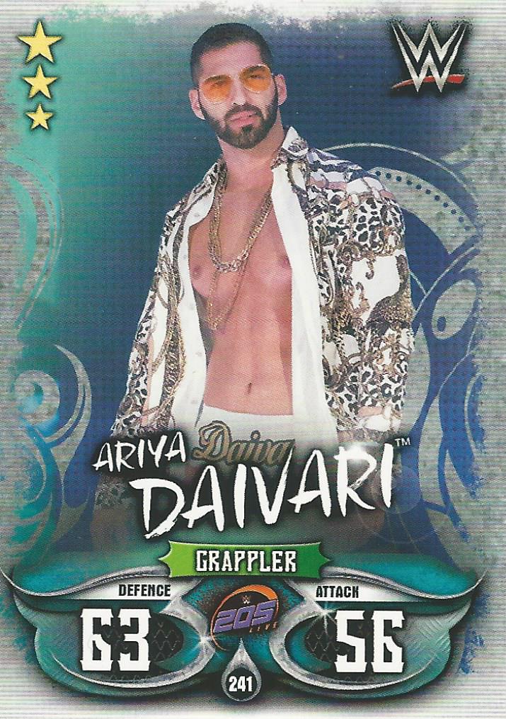 WWE Topps Slam Attax Live 2018 Ariya Daivari #241