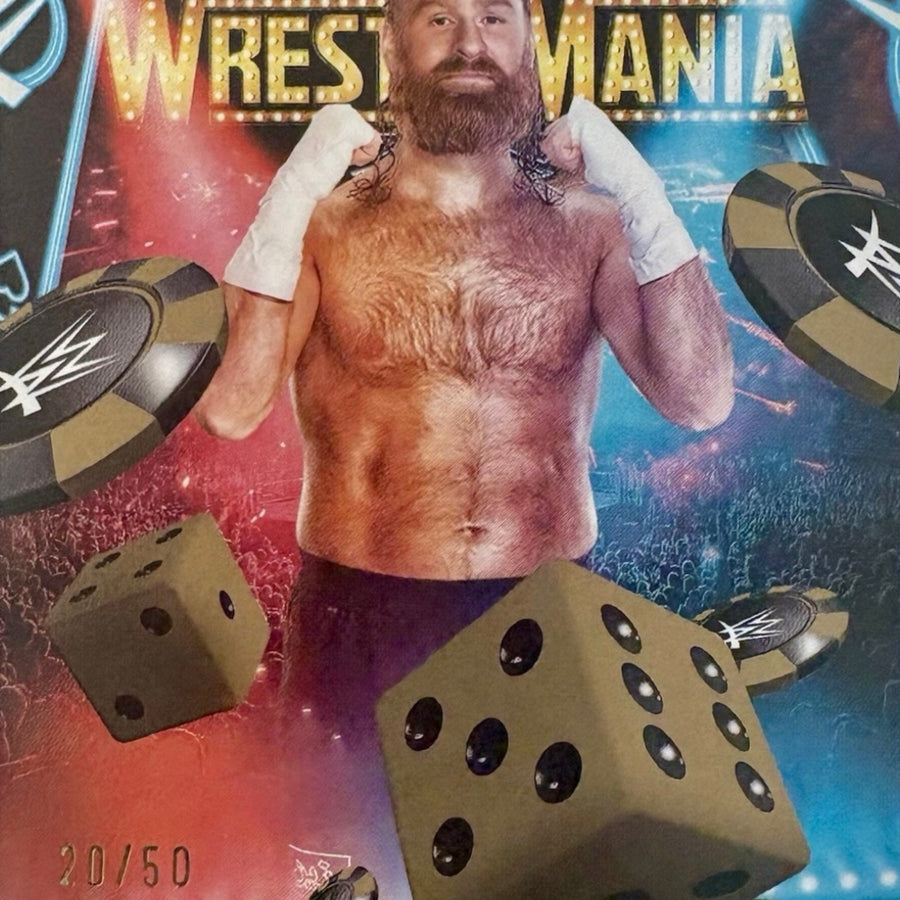 Sami Zayn trading card PW Catalog