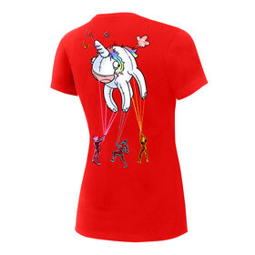 The New Day "Unicorn Balloon" Women's Authentic T-Shirt T-Shirt PW Catalog