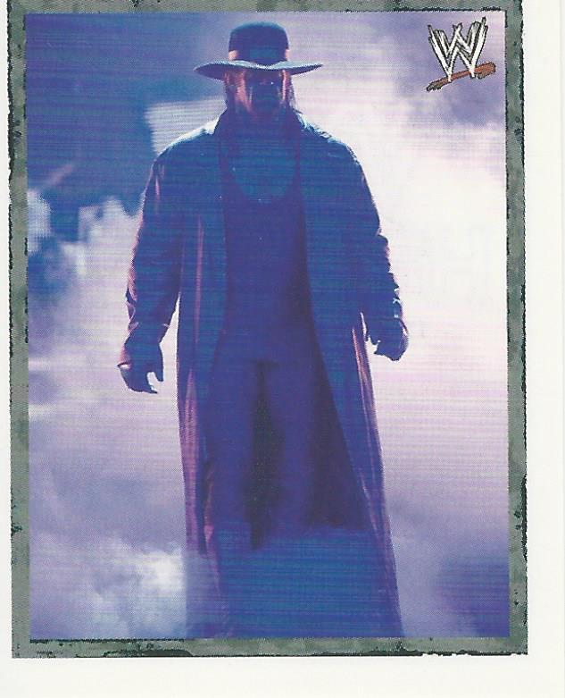 WWE Merlin Heros Stickers 2008 Undertaker #16