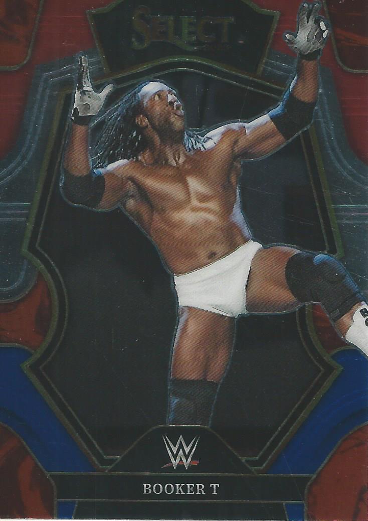 WWE Panini Select 2023 Red/Silver/Blue Booker T #168