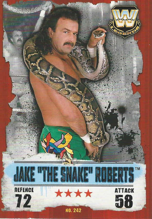 WWE Topps Slam Attax Takeover 2016 Jake the Snake Roberts #242