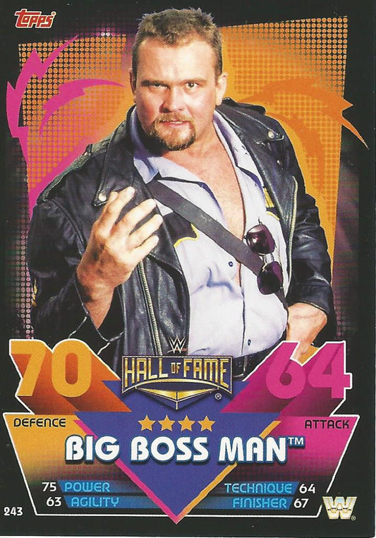 WWE Topps Slam Attax Reloaded 2020 Big Boss Man #243