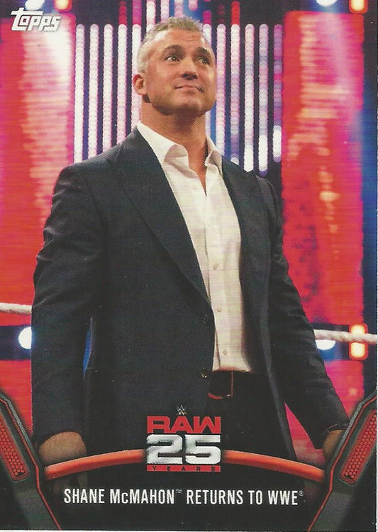 WWE Topps Then Now Forever 2018 Shane McMahon Raw-43 trading card PW Catalog