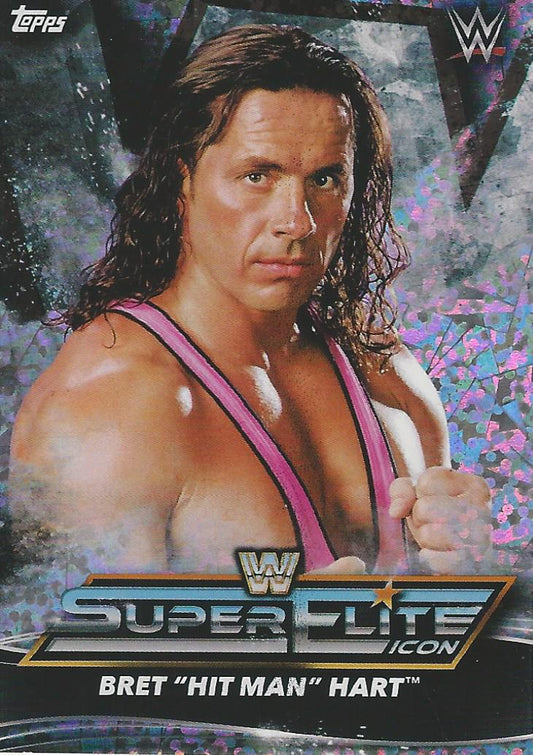 Topps WWE Superstars 2021 Bret Hart IC2 trading card PW Catalog