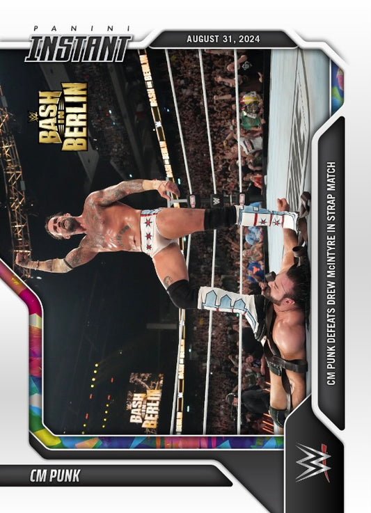 CM Punk – CM Punk Defeats Drew McIntyre in Strap Match