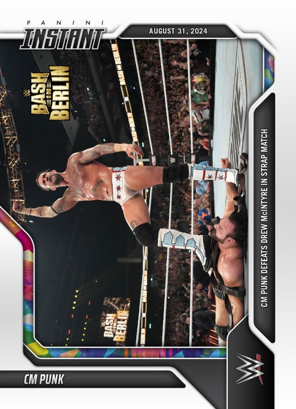 CM Punk – CM Punk Defeats Drew Mcintyre in Strap Match